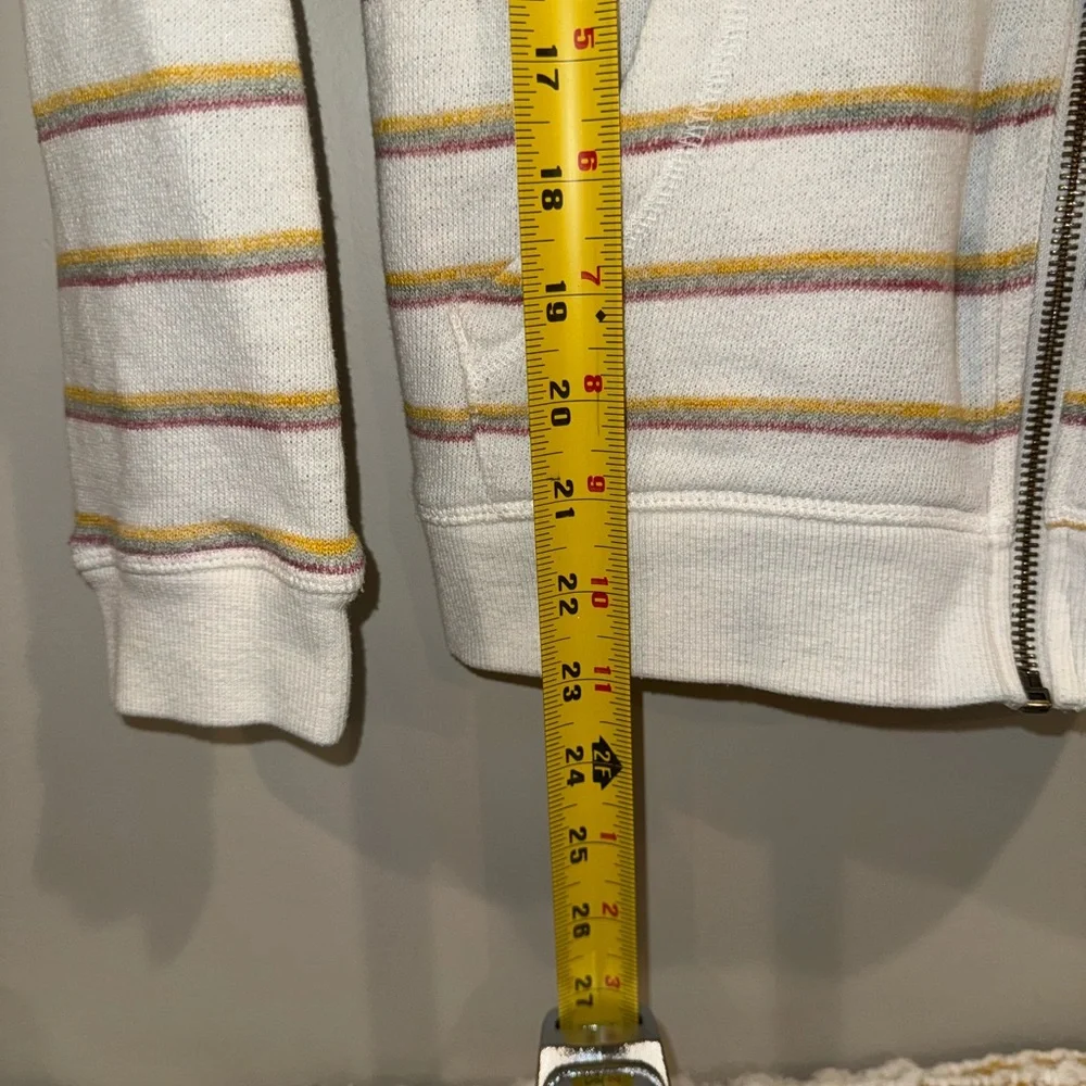 Roxy Perfect‎ Wave Striped Zip-Up Small Relaxed Fit